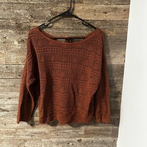 Women's Brown Knit Sweater